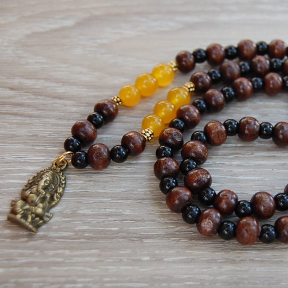 Elephant Necklace,Wood Necklace,Indian Necklace